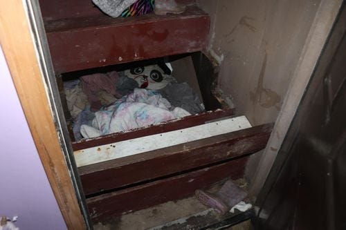 Police reveal how a 6-year-old girl was found alive under a staircase two years after she was reported missing