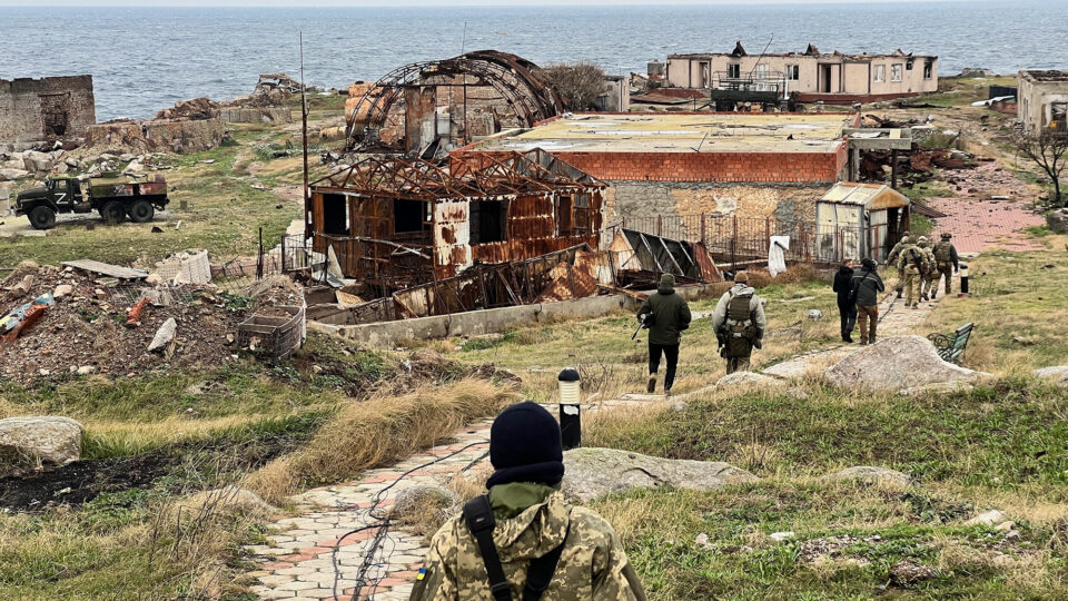 The island is a graveyard of expensive military hardware — and is littered with unexploded ordnance and mines