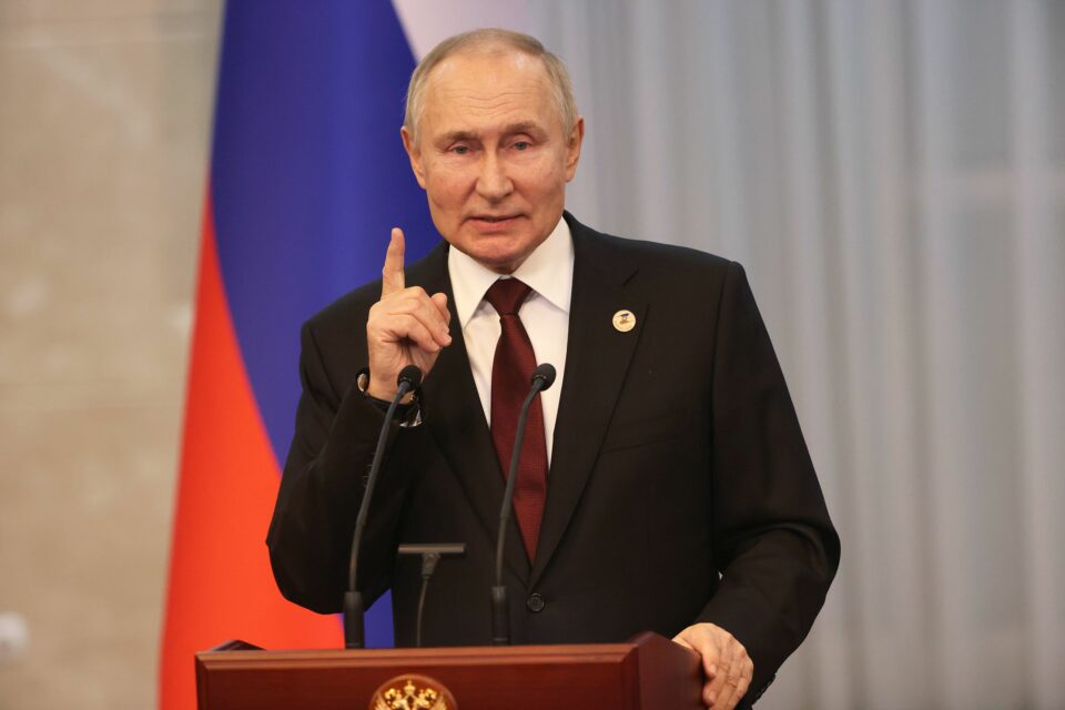 The Russian president said that Russia may formally change its current doctrine that it will not be the first to use nuclear weapons in a conflict