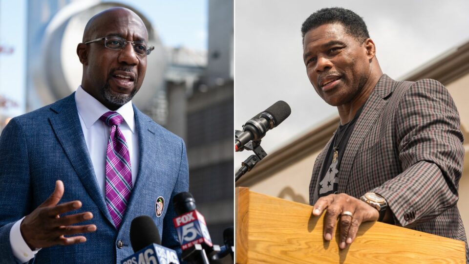 Warnock holds a narrow edge over Walker in final undecided Senate contest
