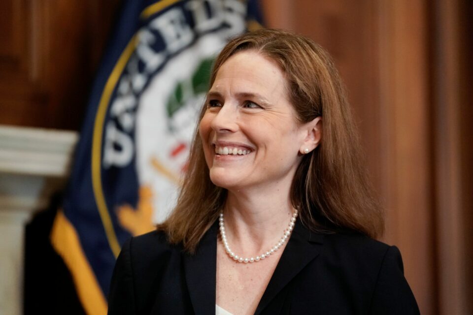 As the chief justice questioned Congress’ role in student debt forgiveness, Amy Coney Barrett asked tough questions of GOP states