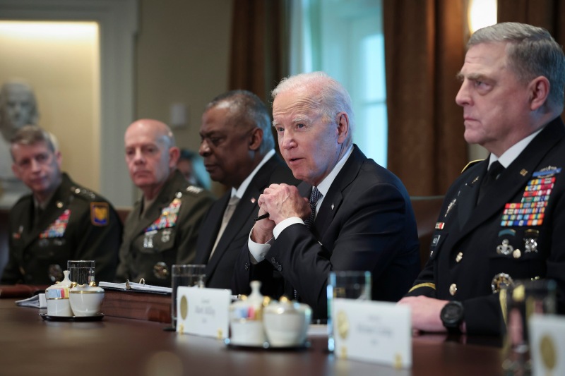 Biden: The president has been discussing options with officials