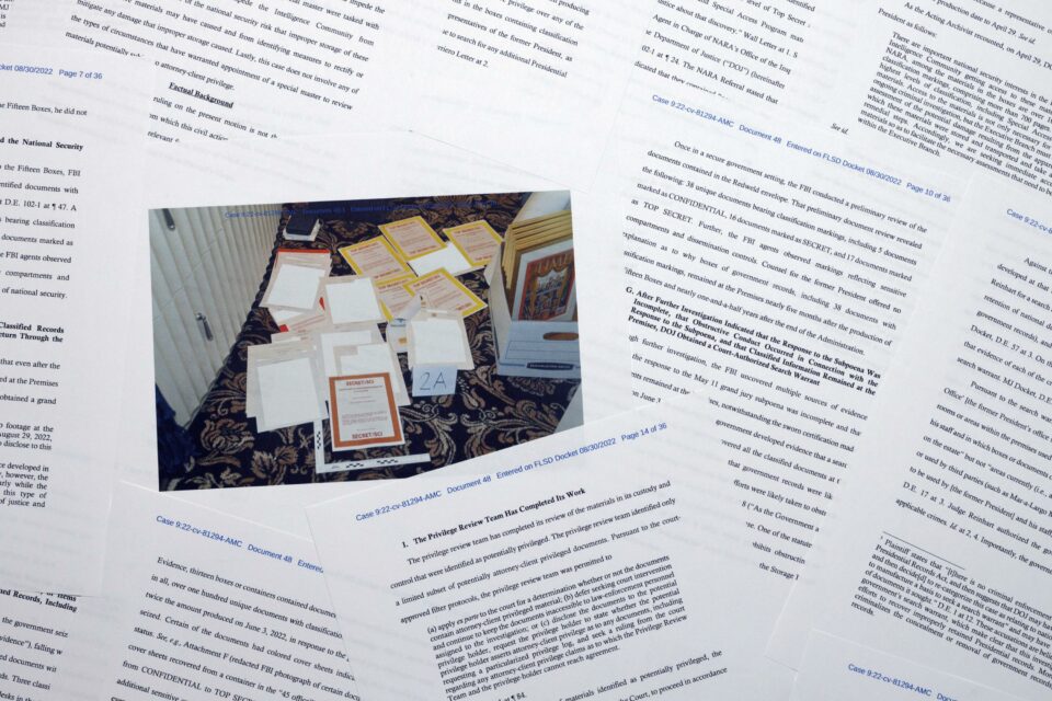 How a box with classified documents ended up in Trump’s office months after FBI searched Mar-a-Lago