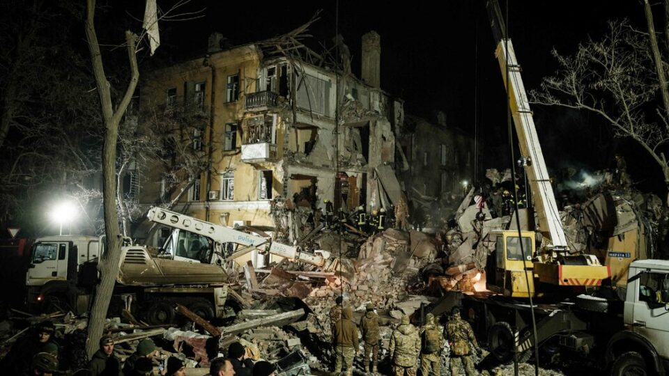 Rescue workers are searching for victims this morning after a deadly attack on Kramatorsk overnight