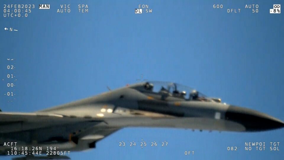 The aerial encounter was so close, the American crew could see pilots aboard the Chinese aircraft turning their heads to look at them