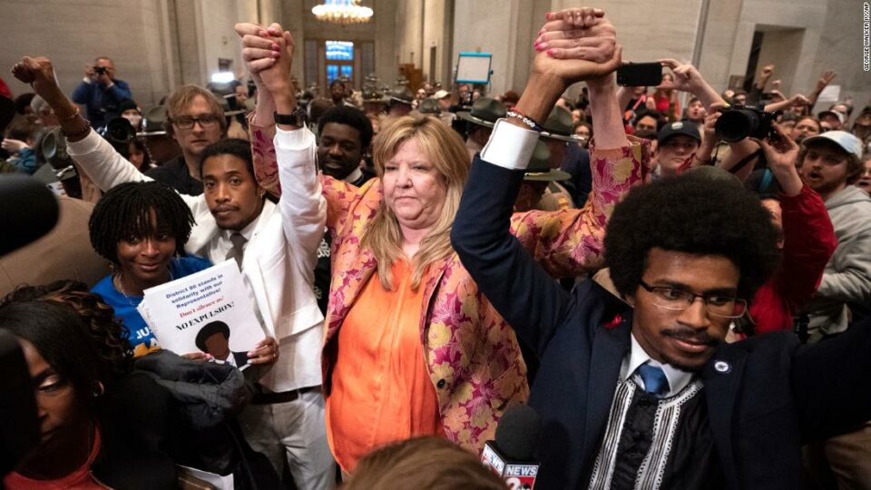 Hear Johnson’s theory on why her colleagues were expelled and she wasn’t