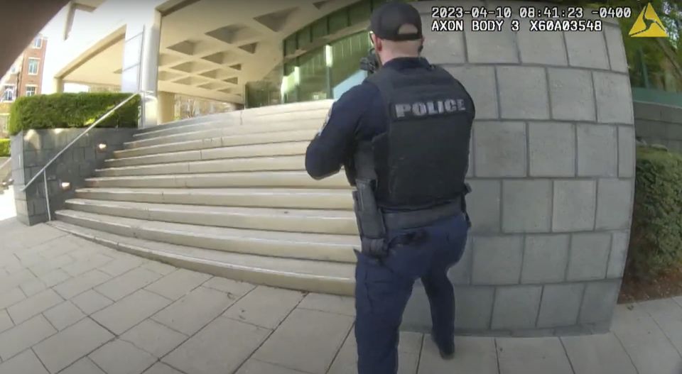 Police released audio of emergency calls from the bank shooting, including a call from the gunman’s mother who said she didn’t know where her son got a gun