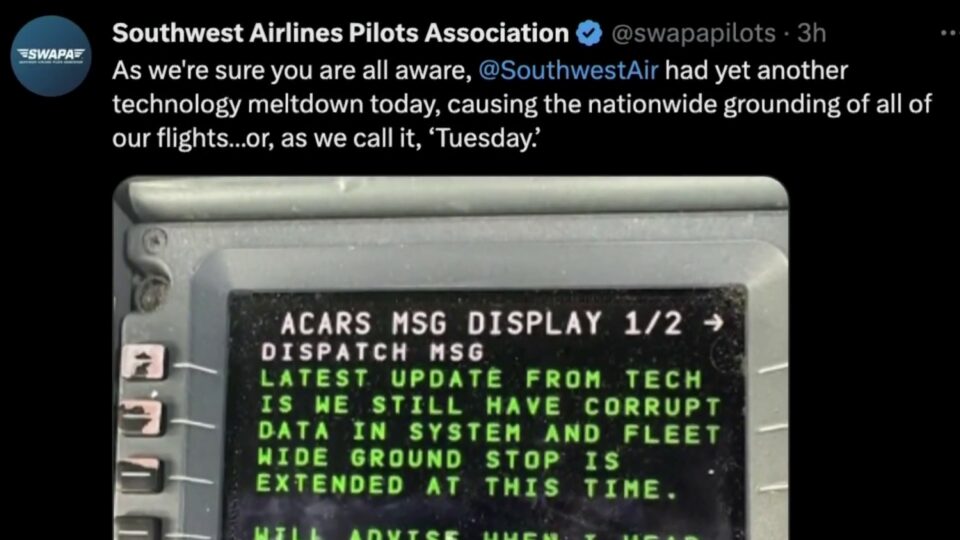 Southwest says flights resumed after delays caused by ‘tech issues’
