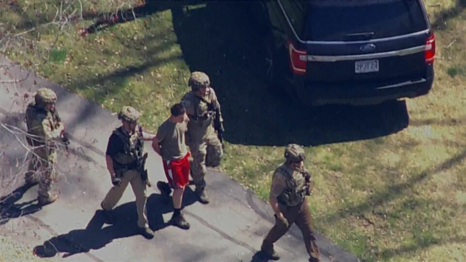 Watch moment suspect connected to Pentagon leak is arrested by the FBI